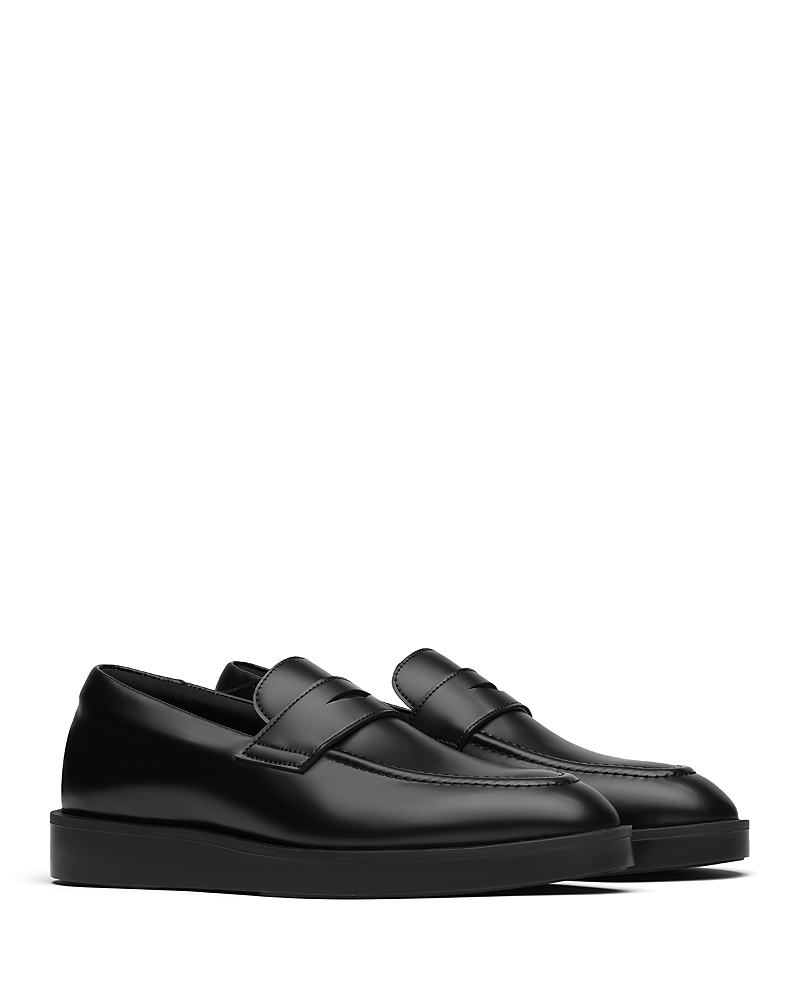 Wolf & Shepherd Men's Closer Leather Penny Loafers
