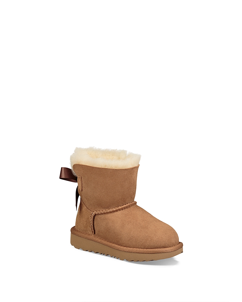 UGG GIRLS' K MINI BAILEY BOW II BOOTS - LITTLE KID