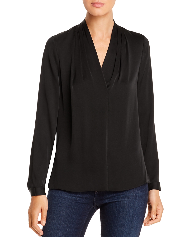 Kobi Halperin Nellie Silk-Blend Pleated Blouse - Exclusive